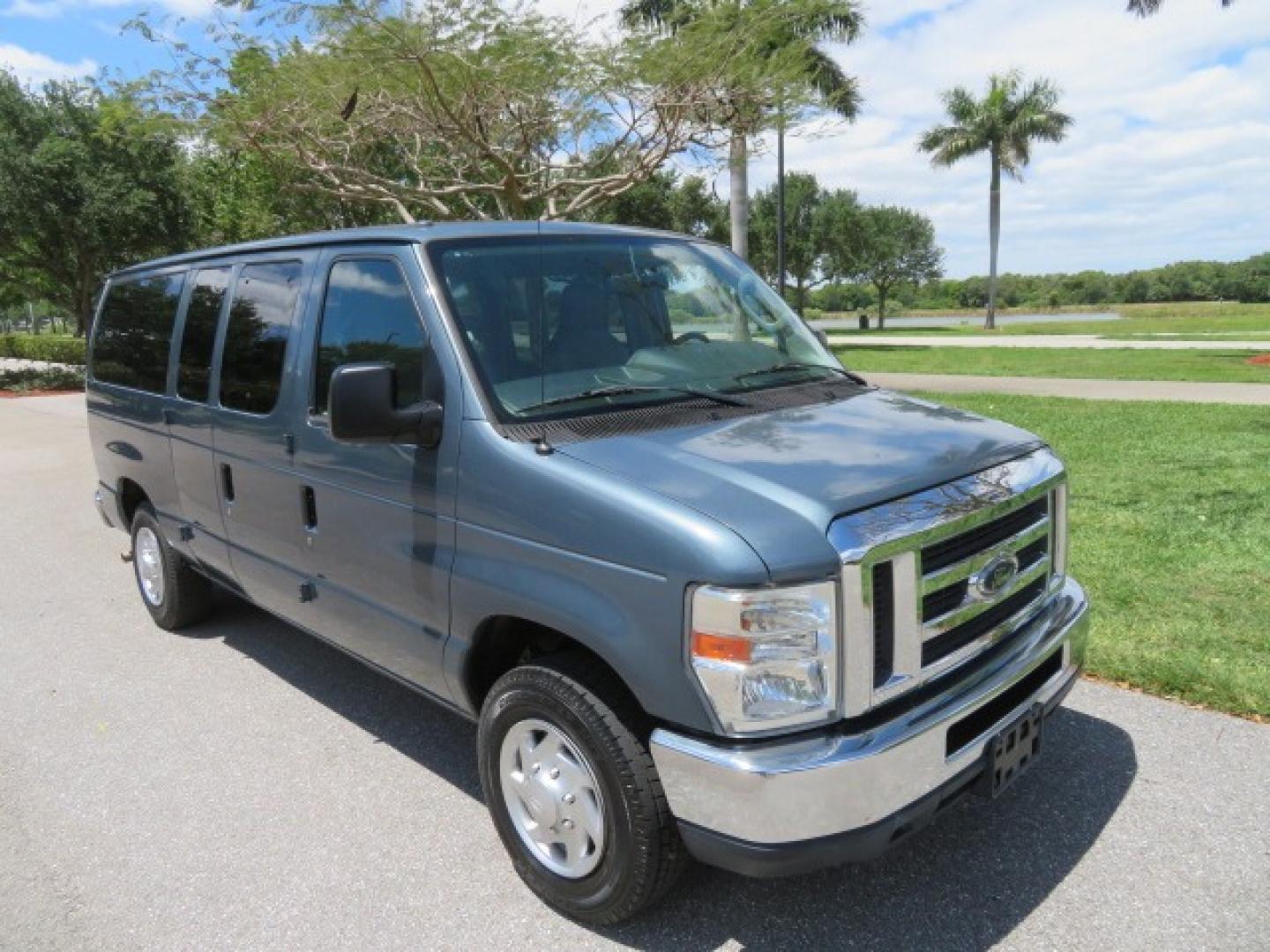 2013 Dark Blue /Gray Ford E-Series Wagon XLT (1FMNE1BW4DD) with an 4.6L V8 engine, Automatic transmission, located at 4301 Oak Circle #19, Boca Raton, FL, 33431, (954) 561-2499, 26.388861, -80.084038 - You are looking at a Gorgeous 2013 Ford E150 XLT Handicap Wheelchair Conversion Van with 22K Original Miles, Tie Down System, Power Electric VMI Side Entry Wheelchair Lift, Back Up Camera, Factory Navigation and Much Much More. This van is Awesome. This is a Nice Rust Free Van with a Clean Carfax, C - Photo#18